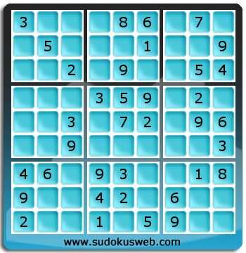 Sudoku von einfacher höhe