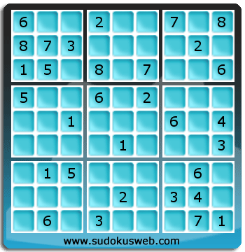 Sudoku von mittelmässiger höhe