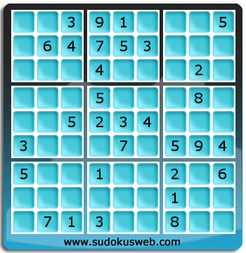 Sudoku von mittelmässiger höhe