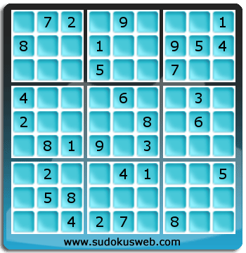 Sudoku von mittelmässiger höhe