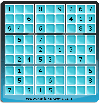 Sudoku von einfacher höhe