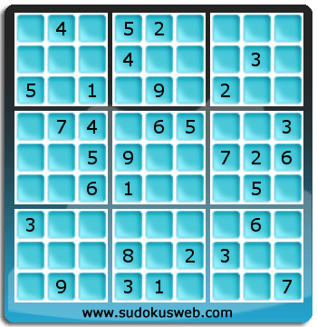 Sudoku von mittelmässiger höhe