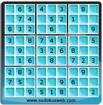 Sudoku von sehr einfacher höhe