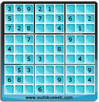 Sudoku von mittelmässiger höhe