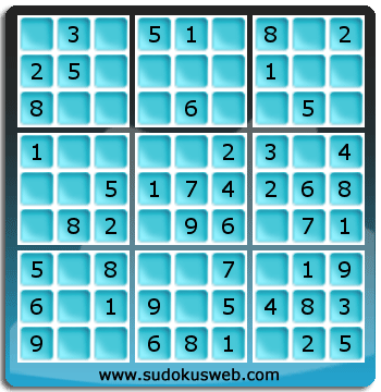 Sudoku de Niveau Très Facile Sudoku de Niveau Très Facile