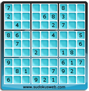 Sudoku von mittelmässiger höhe