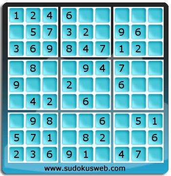 Sudoku de Niveau Très Facile