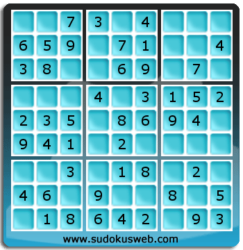 Sudoku von sehr einfacher höhe