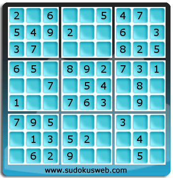 Sudoku de Niveau Très Facile