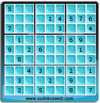 Sudoku von mittelmässiger höhe