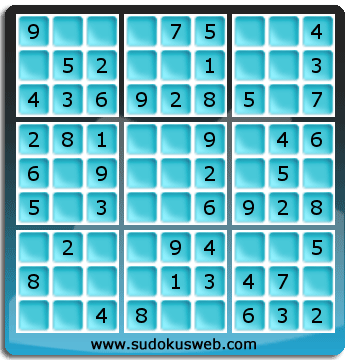 Sudoku de Niveau Très Facile