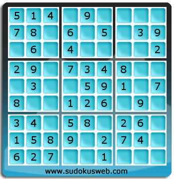 Sudoku de Nivel Muy Fácil