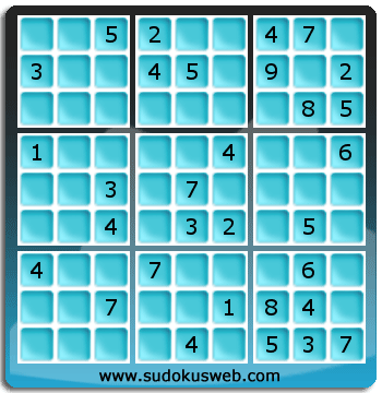 Sudoku von mittelmässiger höhe