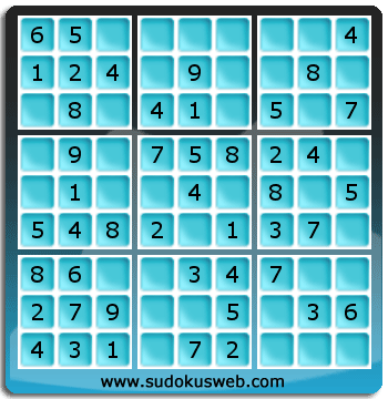 Sudoku de Niveau Très Facile