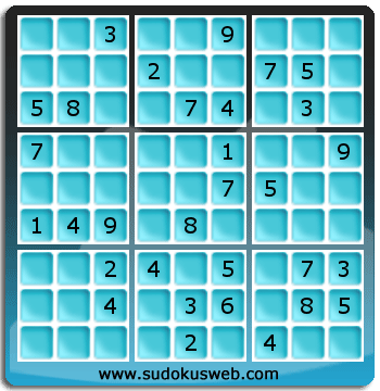 Sudoku von mittelmässiger höhe