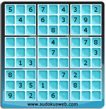 Sudoku von mittelmässiger höhe