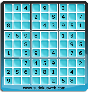 Sudoku de Niveau Très Facile