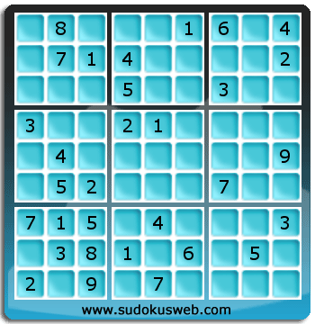 Sudoku von mittelmässiger höhe