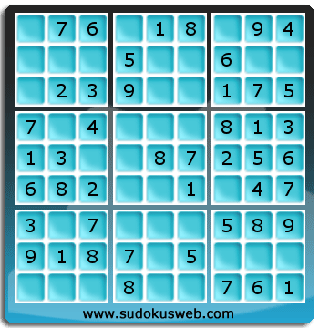 Sudoku de Niveau Très Facile