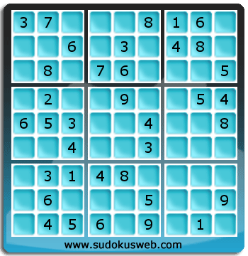 Sudoku von einfacher höhe