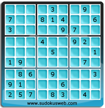 Sudoku von mittelmässiger höhe