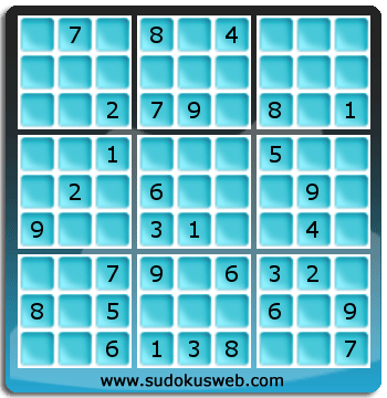 Sudoku von mittelmässiger höhe