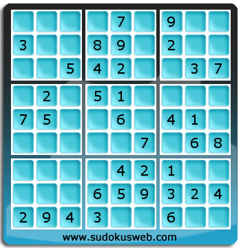 Sudoku von einfacher höhe