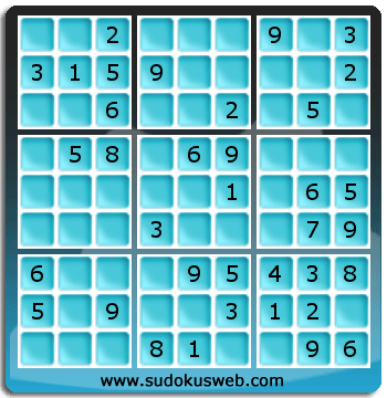 Sudoku von einfacher höhe