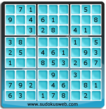 Sudoku de Nivell Molt Fàcil Sudoku de Nivell Molt Fàcil
