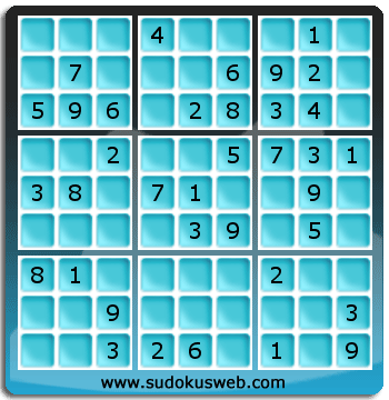 Sudoku von einfacher höhe