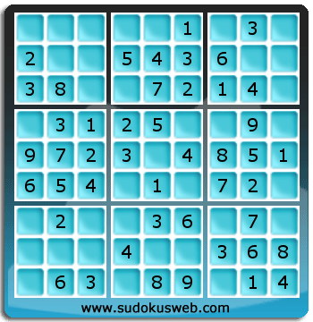 Sudoku de Niveau Très Facile