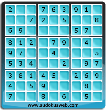 Sudoku de Nivel Muy Fácil