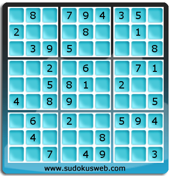 Sudoku von einfacher höhe