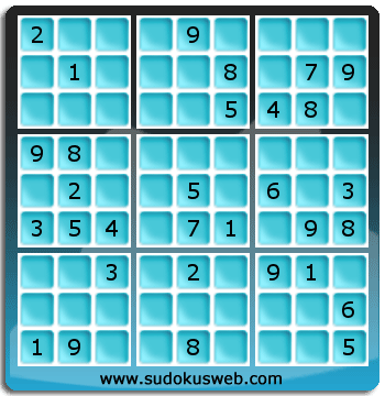 Sudoku von mittelmässiger höhe