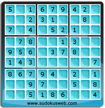 Sudoku de Niveau Très Facile