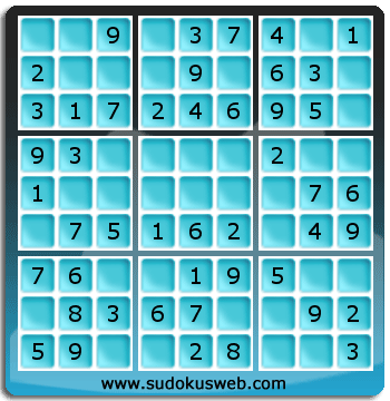 Sudoku de Niveau Très Facile