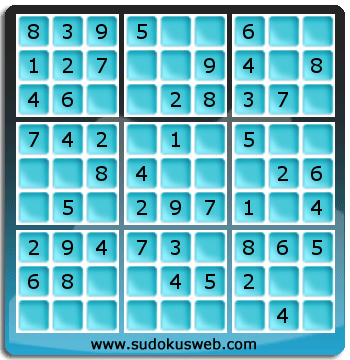 Nivel Muito Facil de Sudoku