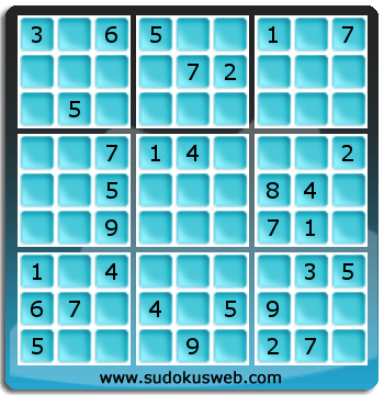 Sudoku von mittelmässiger höhe