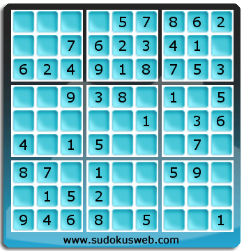 Sudoku de Niveau Très Facile