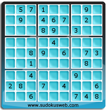 Sudoku von mittelmässiger höhe Sudoku von mittelmässiger höhe
