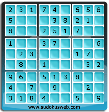 Sudoku von sehr einfacher höhe