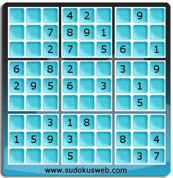 Sudoku von einfacher höhe