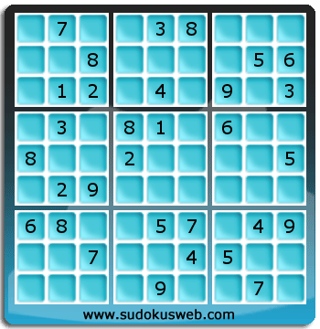 Sudoku von mittelmässiger höhe