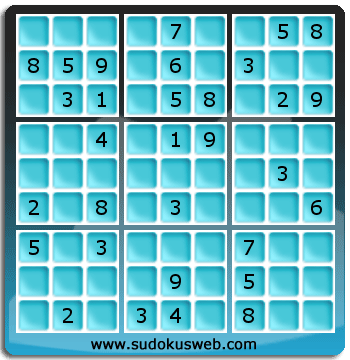 Sudoku von mittelmässiger höhe Sudoku von mittelmässiger höhe