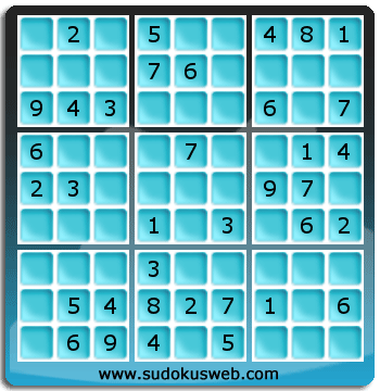 Sudoku von einfacher höhe