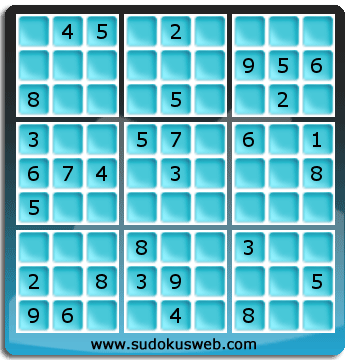 Sudoku von mittelmässiger höhe