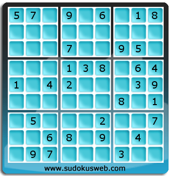 Sudoku von mittelmässiger höhe