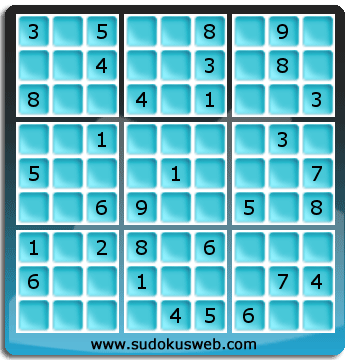 Sudoku von mittelmässiger höhe