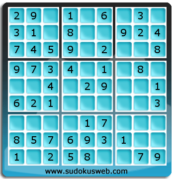 Sudoku de Nivel Muy Fácil