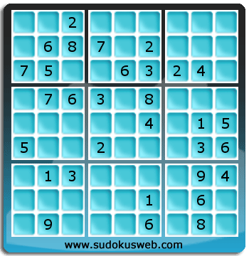 Sudoku von mittelmässiger höhe